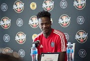 Justice Chabalala of Orlando Pirates during 2019 Carling Black Label Cup Orlando Pirates Media Day on the 25 July 2019 at Rand Stadium.