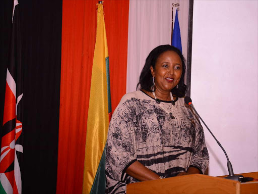 Foreign Affairs CS Amina Mohamed.