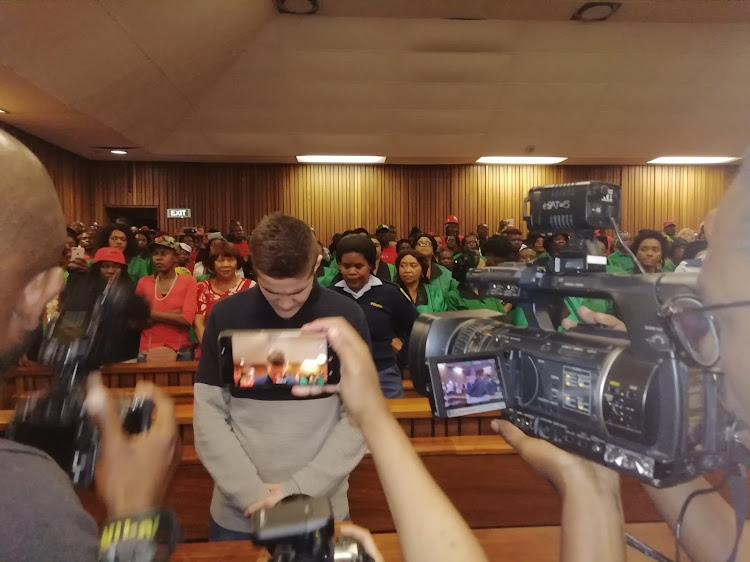 All eyes were on Nicholas Ninow when he arrived at the Pretoria high court to learn his fate on Monday.