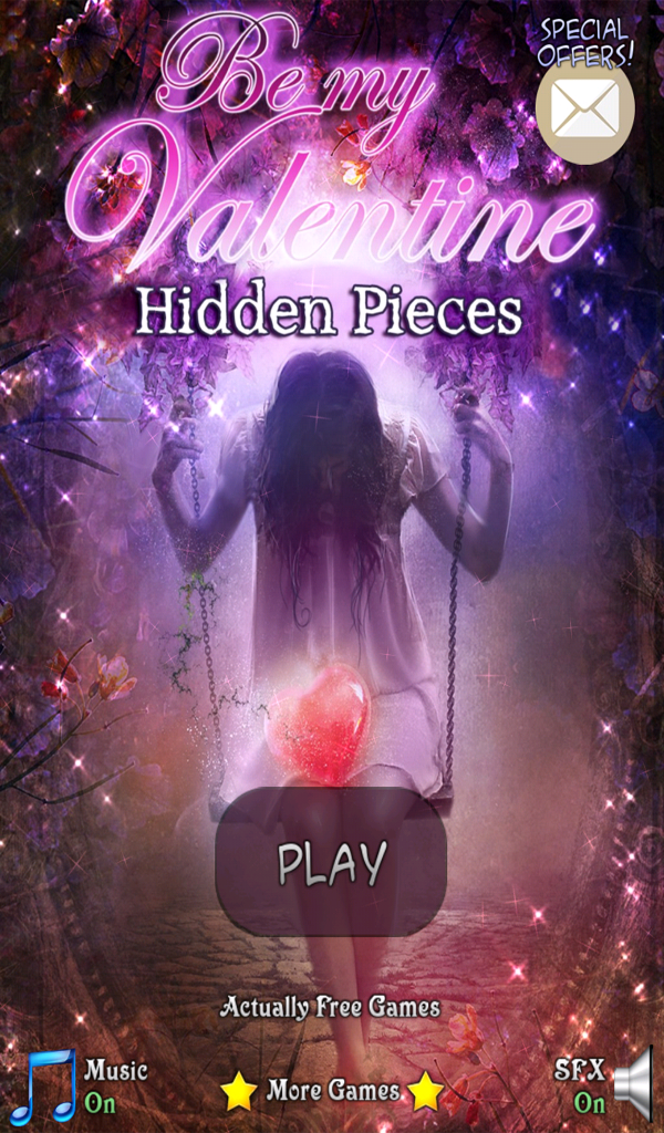 Android application Hidden Pieces Be My Valentine screenshort