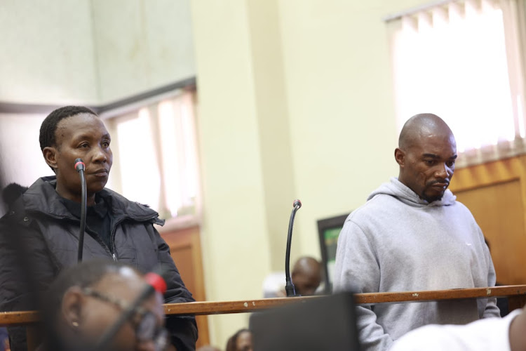 First appearance Nqobile Ndlovu and Mthunzi Zulu of the two accused in the Soweto boys killings at the Protea Magistrate's Court.
