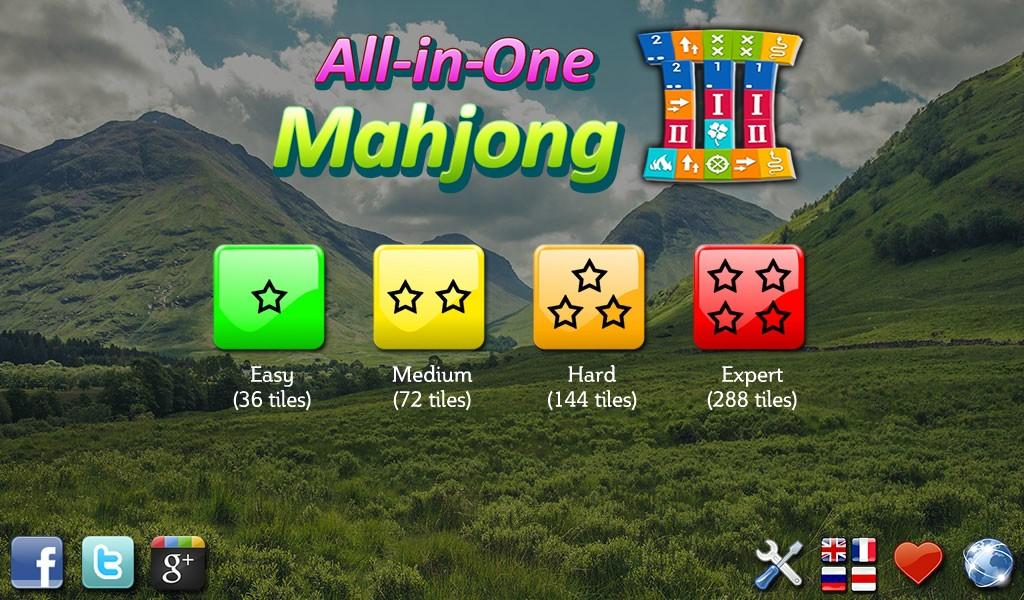 Android application All-in-One Mahjong 3 screenshort