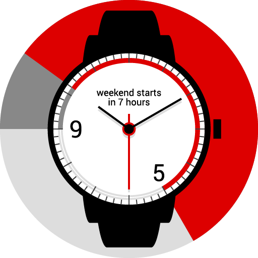 9to5 Working Hours Watch Face