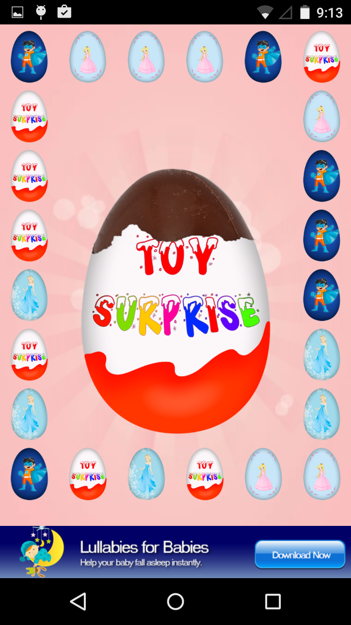 Android application Surprise Eggs screenshort