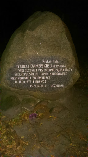 Kamień Pamięci Izabeli Dąbskiej