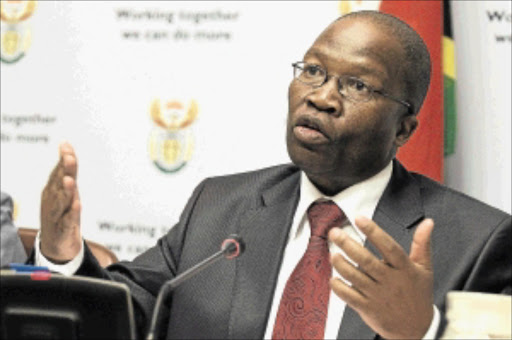 Correctional Services Minister Sibusiso Ndebele