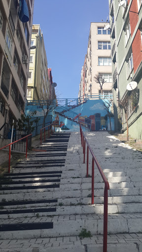 Muradiye Merdivenleri Mural