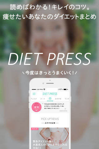 Android application 無料ダイエットサポートアプリ｜DIET PRESS screenshort