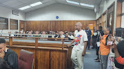 Bafana Mahungela appears in court for his bail application.
