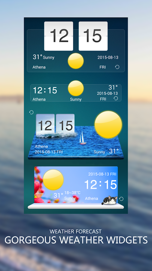 Прогноз погоды — приложение на Android