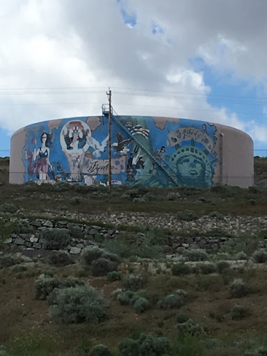 Water tank mural