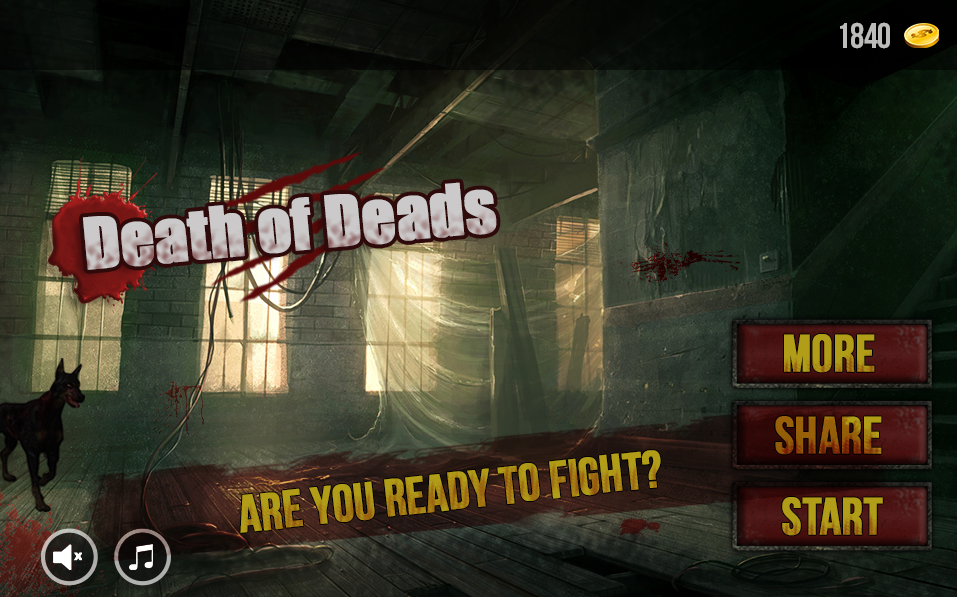 Android application Death of Deads - Zombie Hunt screenshort