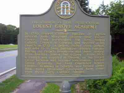 In 1790 several Catholic families of English descent from Maryland settled near Locust Grove. They established the first Roman Catholic Church in Georgia and erected a log church in 1792. A...
