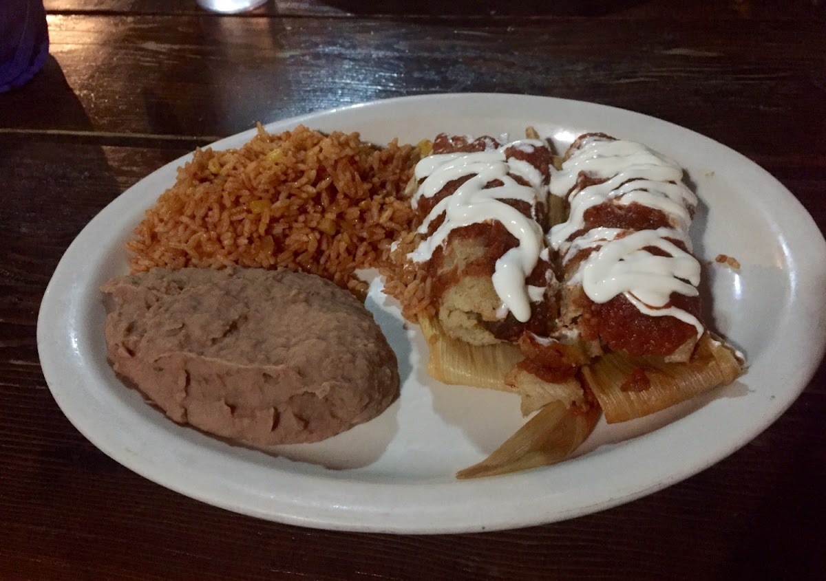 Tamales with pulled beef. Delicious