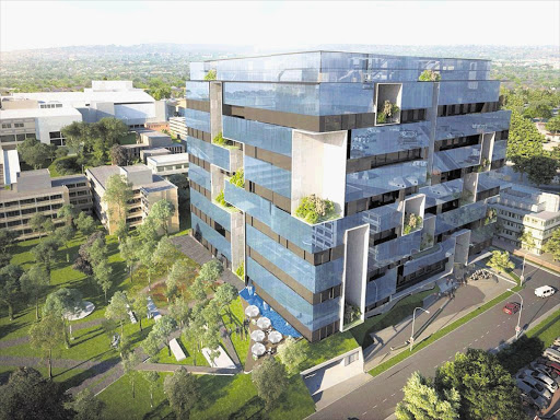 MODERN LIVING: An artist's impression of the Park Central building, in Rosebank, northern Johannesburg, which will have a clubhouse, pool, entertainment areas, a bar and restaurant, a nursery school and a gym