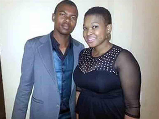 GOING TO THE TOP: Mthatha's young gospel star Yongama Mrwetyana, 19, who has already released three albums, has now recorded a live DVD of some of his popular songs. He is seen here with top gospel singer Buhle Nhlangulela