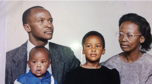 Young General Francis Ogolla, his wife Aileen Kathambi Ogolla and two children; Lorna Achieng’ Omondi and Joel Rabuku Omondi Ogolla during their early years.