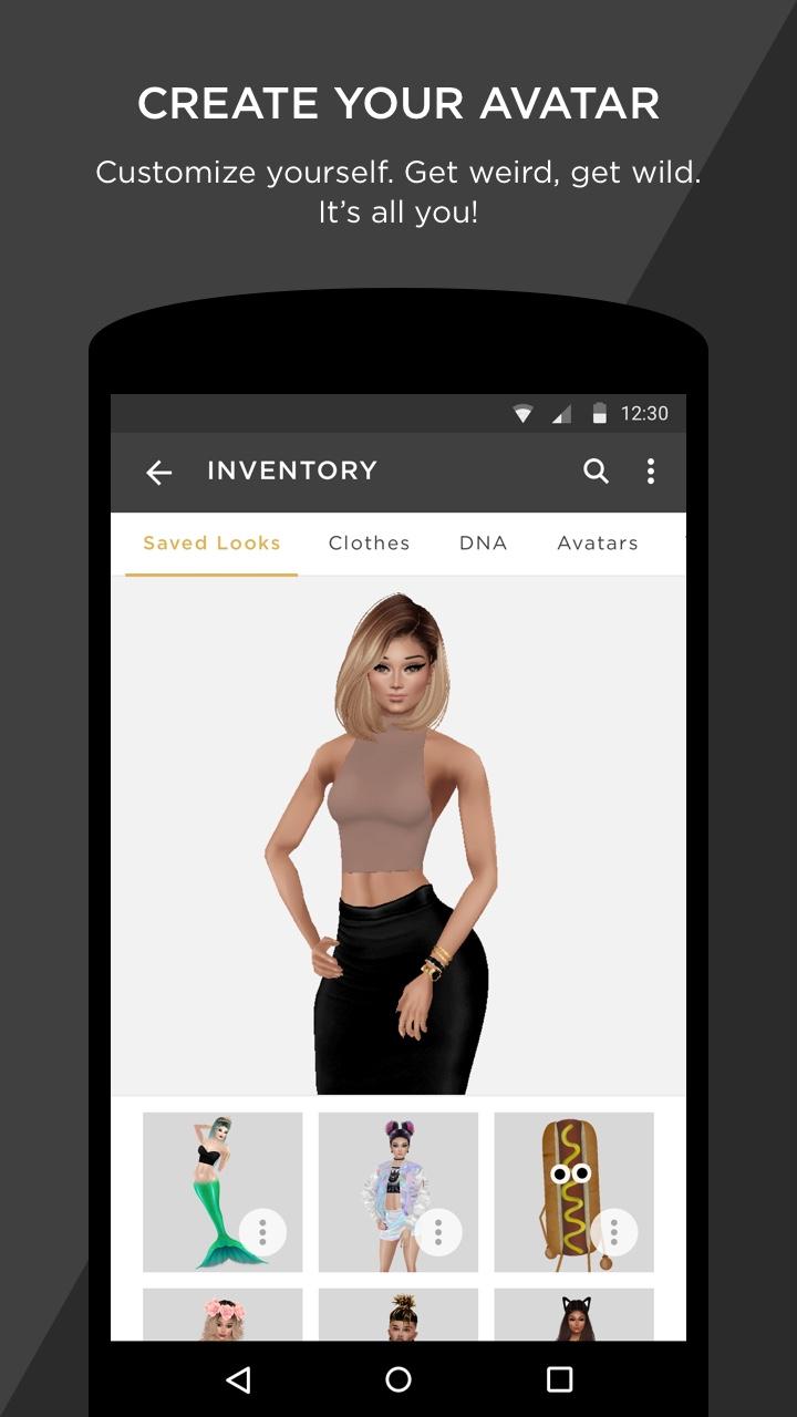 Android application IMVU: online game & friends screenshort