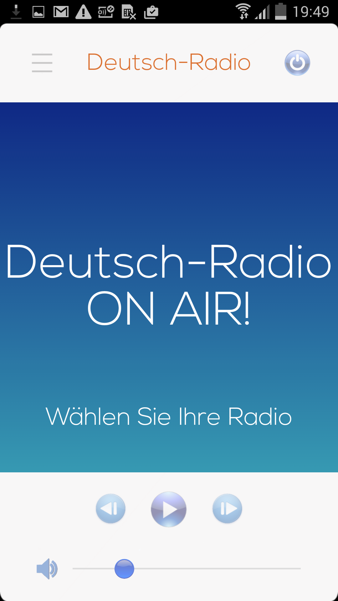 Android application Radio Germany screenshort