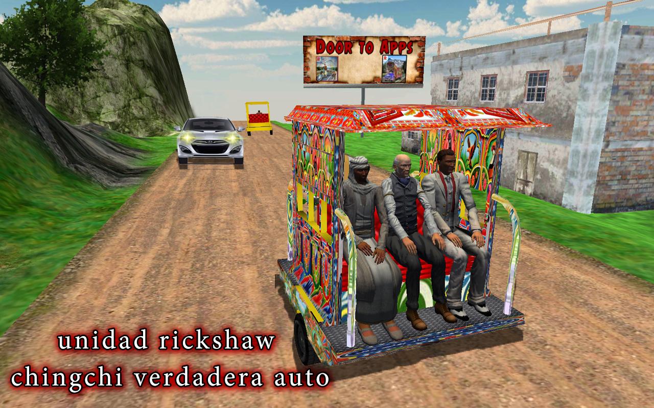 Android application Real Chingchi Rickshaw Drive screenshort