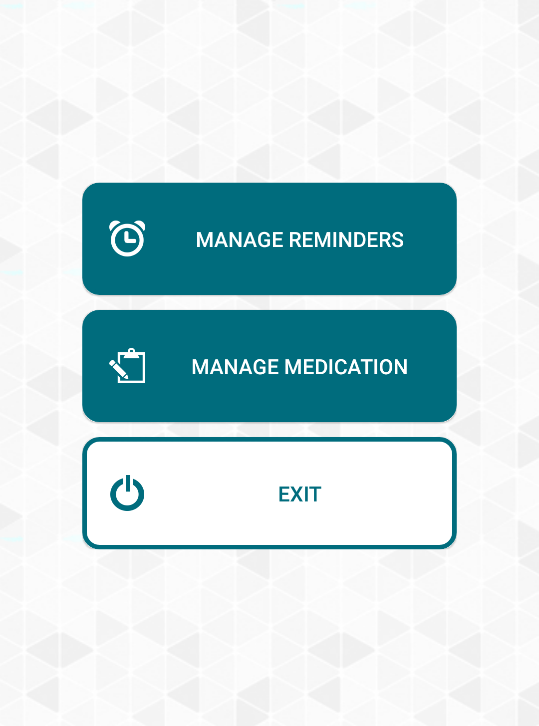Android application Medication Reminder screenshort