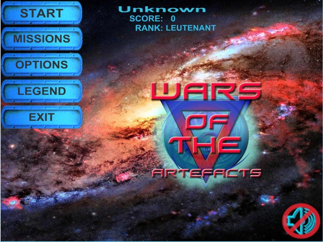 Android application Wars of the artefacts screenshort