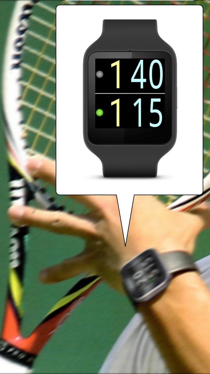 Android application Tennis Watch 3 screenshort