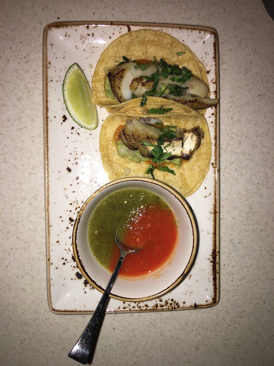 Grilled fish “street tacos”