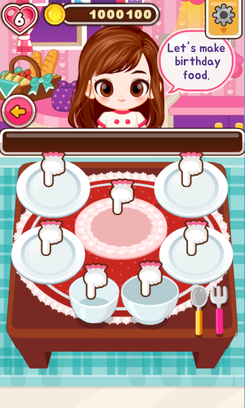 Android application Chef Judy: Birthday Food Maker screenshort