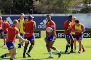 Sikhumbuzo Notshe during the DHL Stormers training session at HPC, Bellville on March 28, 2017 in Cape Town, South Africa.