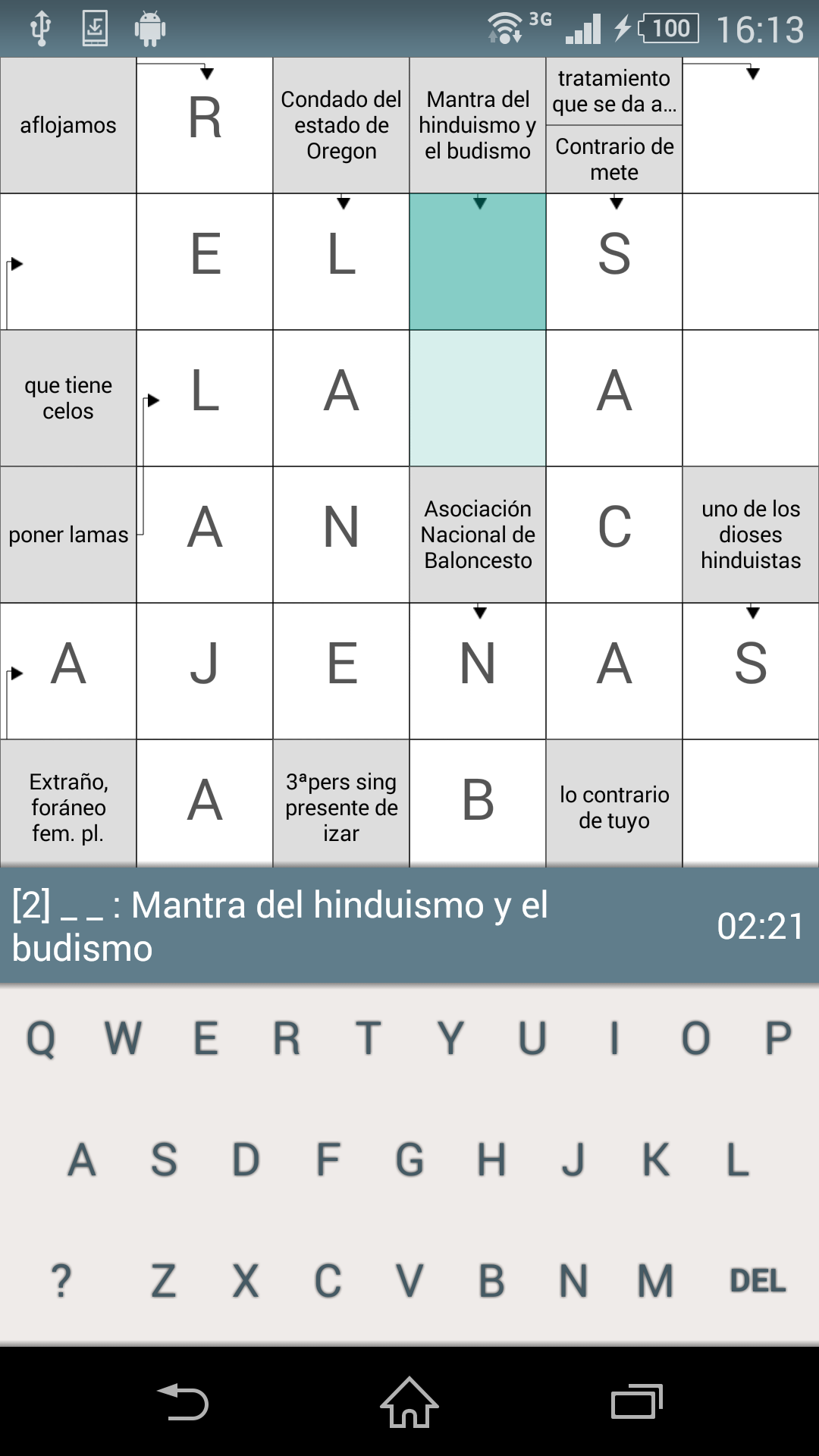 Android application Crosswords - Classic Puzzle Game screenshort