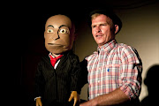 Conrad Koch and his puppet 