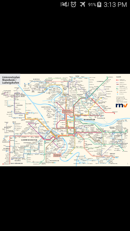 Android application Mannheim Tram Map screenshort