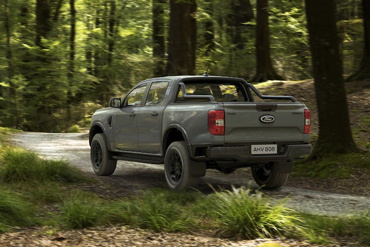 The new off-road-focused Ford Ranger Tremor has higher ground clearance and special Bilstein dampers.