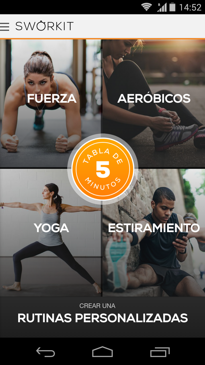 Android application Sworkit Fitness – Workouts & Exercise Plans App screenshort