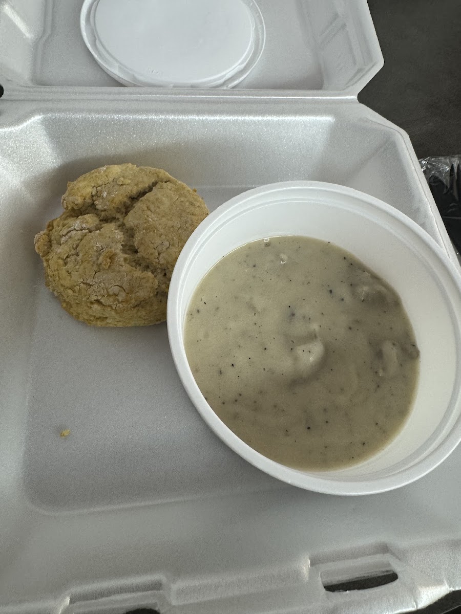 Biscuit and gravy
