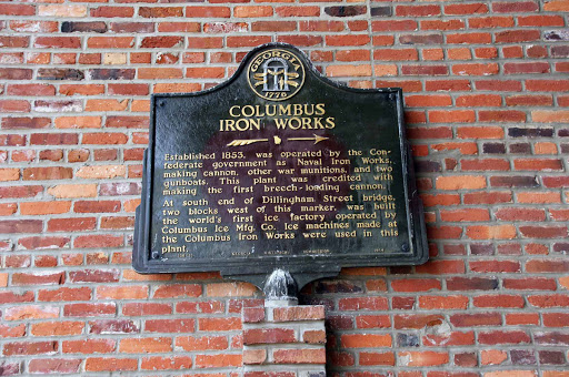 Established 1853, was operated by the Confederate government as Naval Iron Works making cannon, other war munitions, and two gun boats. This plant was credited with making the first breach loading...