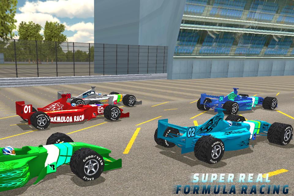 Android application Fast Formula Car Racing 3D screenshort