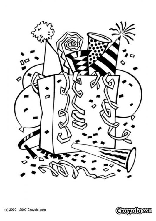 Free Printable 2016 New Year Coloring Sheet Living Locurto - printable new years coloring pages