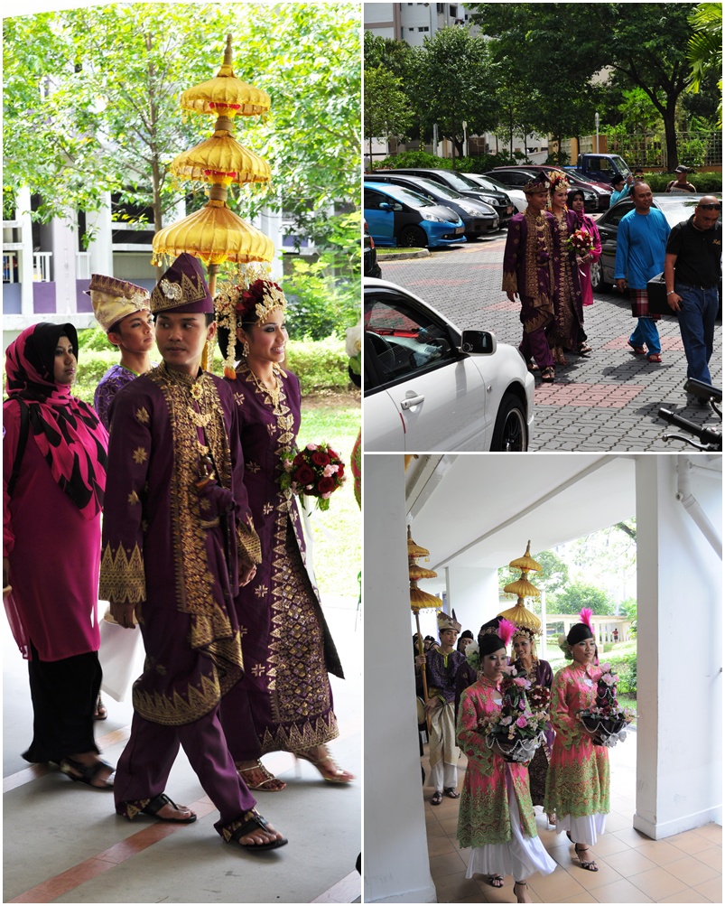 malay wedding invite arrival