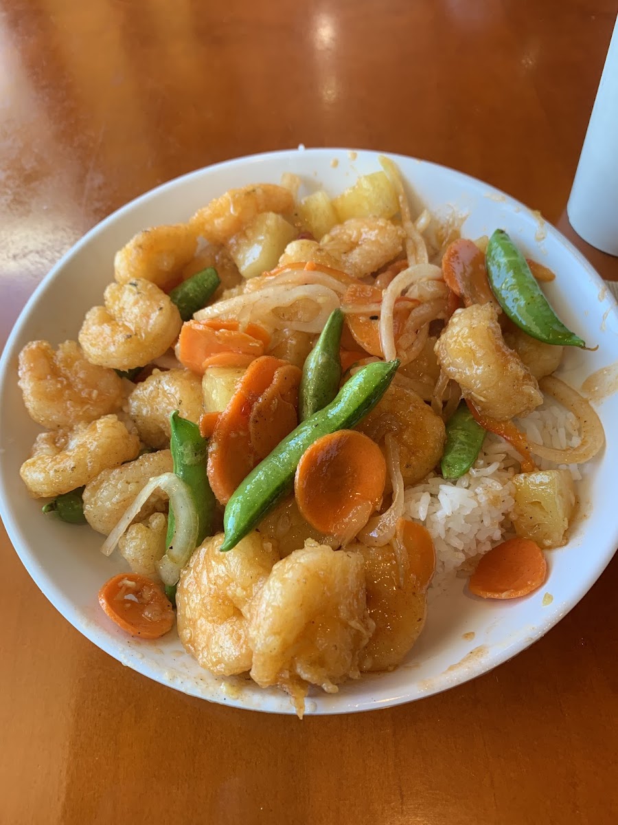 Sweet and sour with (double) shrimp