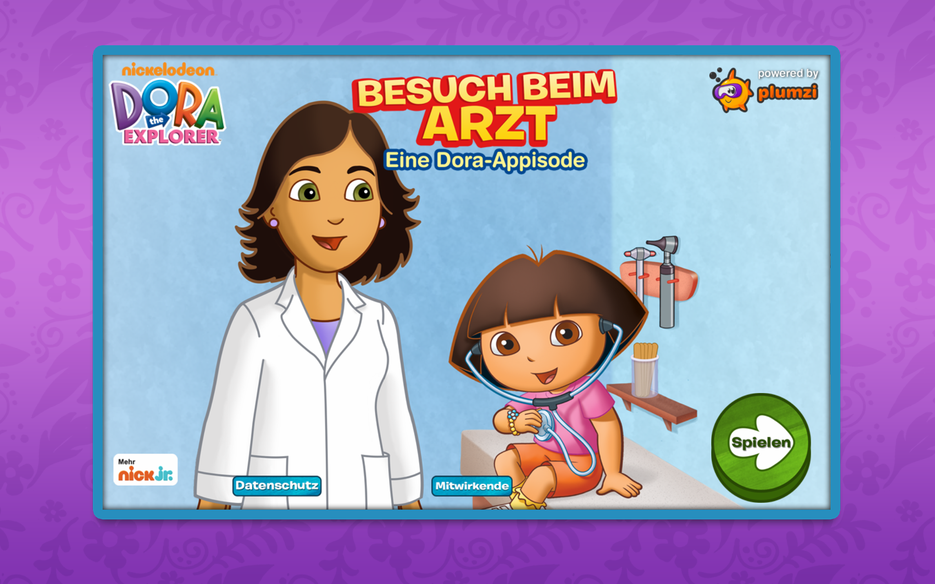 Android application Dora Appisode: Check-Up Day! screenshort