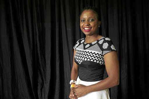 Aphiwe Madikizela of Ama X-Rays during the Township Entrepreneurship Awards launch in Soweto.
