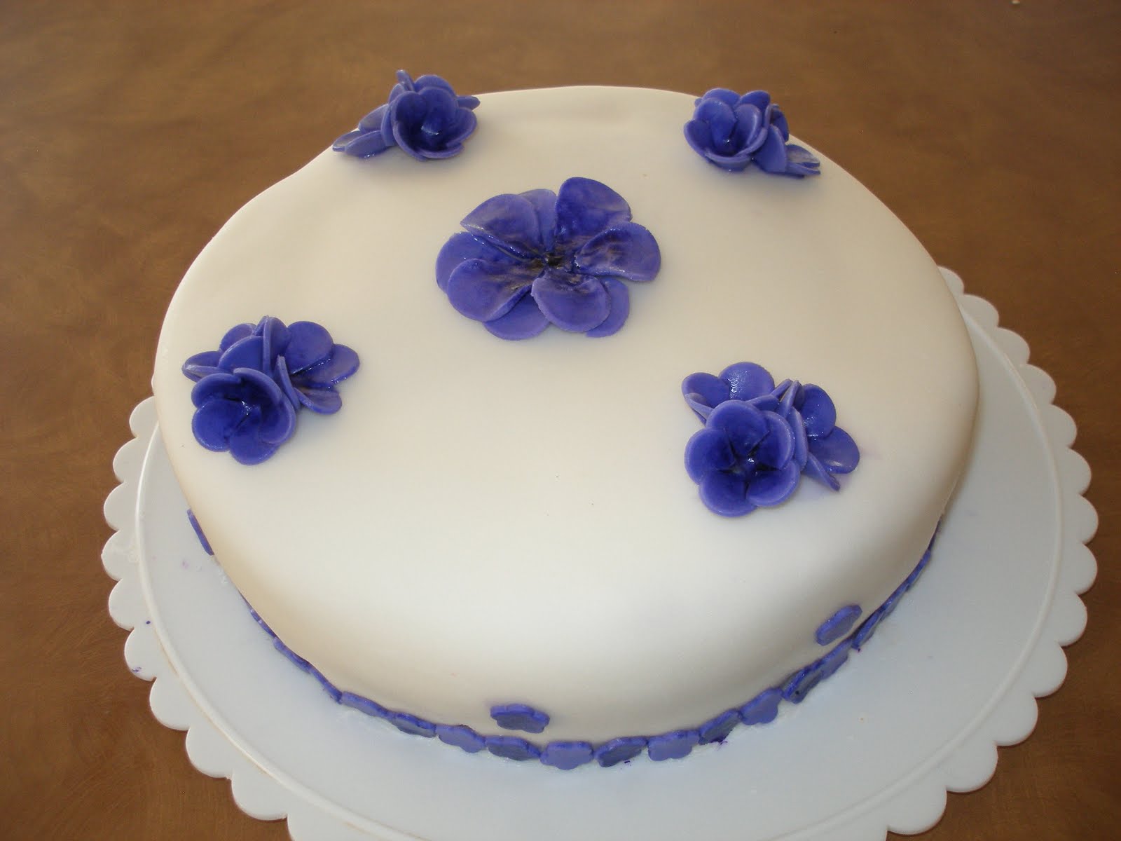 Purple Flower Cake