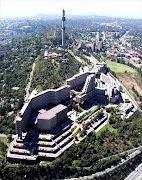 An aerial view of the University of South Africa (Unisa) Pretoria campus.