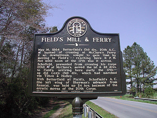 May 16, 1864. Butterfield´s (3d) div., 20th A.C. [Federal] instead of crossing at McClure´s Ferry 2 mi. down stream, sought to gain time by moving to Field´s-reaching here 11 p.m. Not until noon...