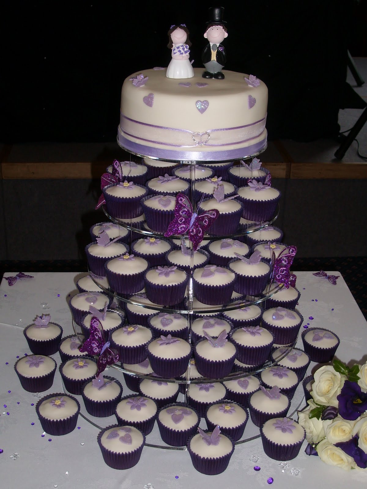 teeny cupcakes Wedding Cakes