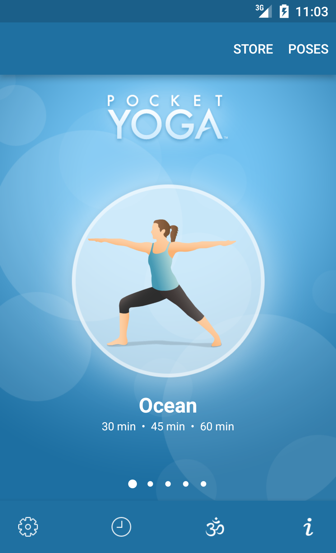 Android application Pocket Yoga screenshort