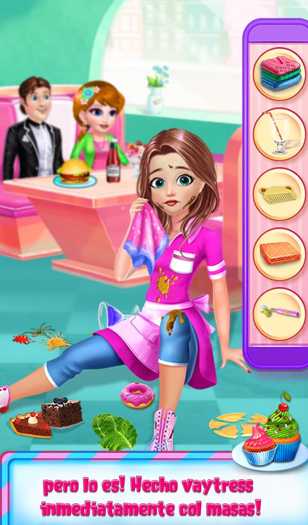 Android application Crazy Waitress Life Story screenshort