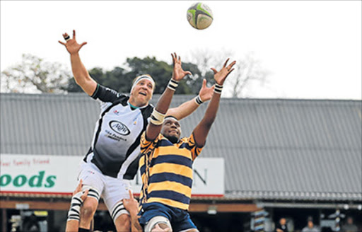 JULY 17, 2016 Police and Old Boys clashed at Police rugby Club in July 2016. PICTURE ALAN EASON ©DAILY DISPATCH